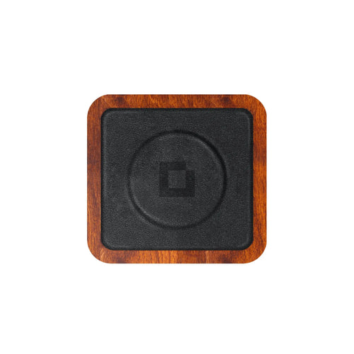UNO Black Single-Coil Magsafe Oak Wireless Charger 15W Fast Charging with FOD Function & USB-C Cable for Iphone & Samsung Devices