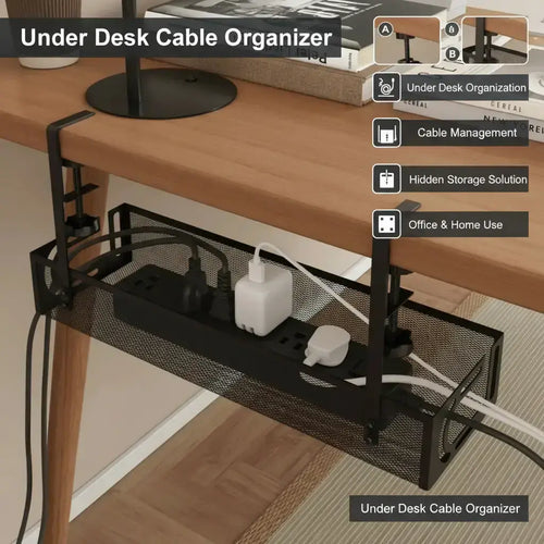 Under Desk Cord Organizer,  Extension Cable Organizer