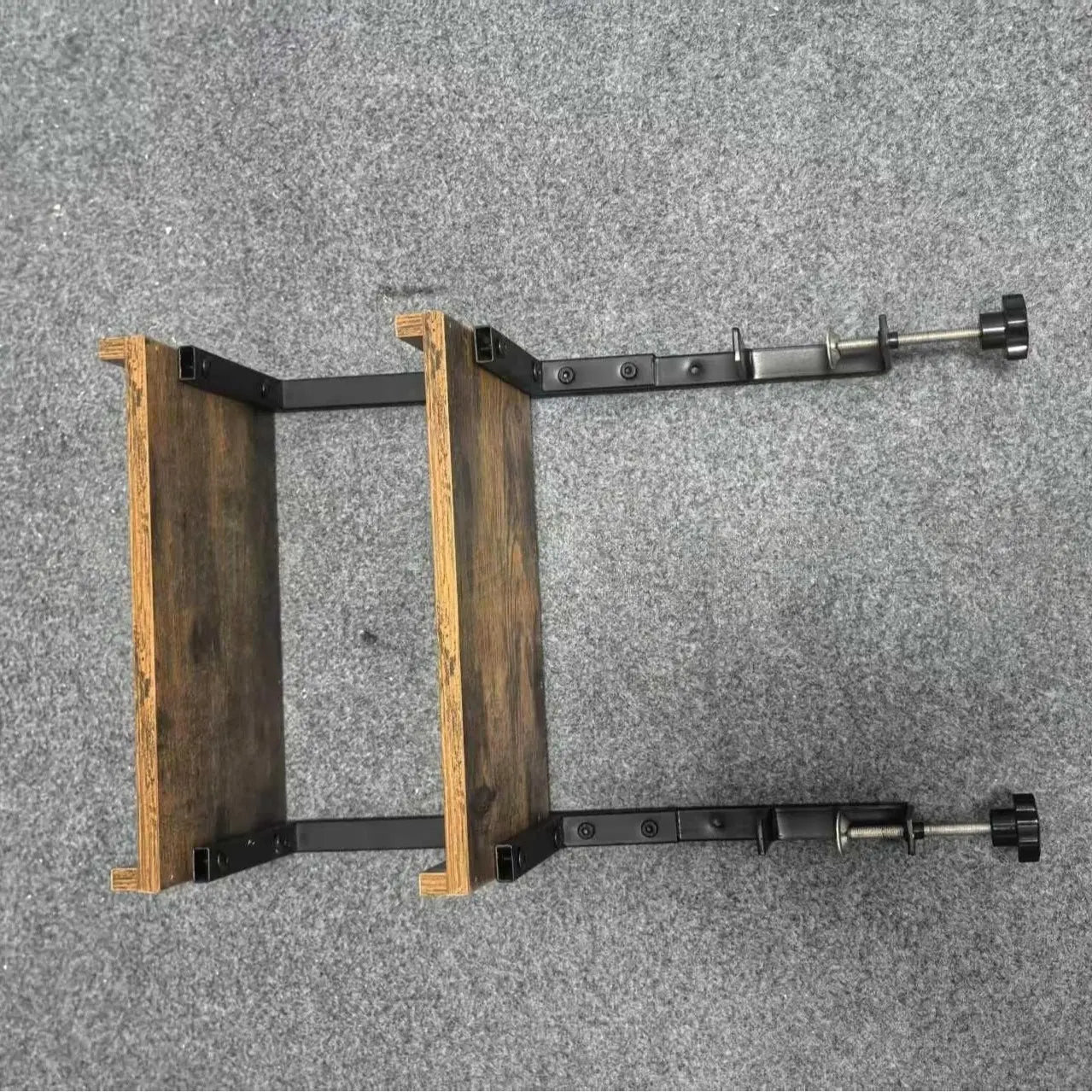 Desk Organizer, Wood Shelves for Office Desk, Tabletop Book Storage Rack