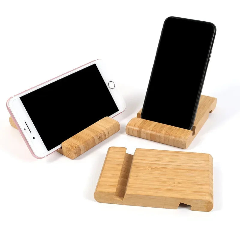 Universal Wooden Phone Holder for Phones and Tablets