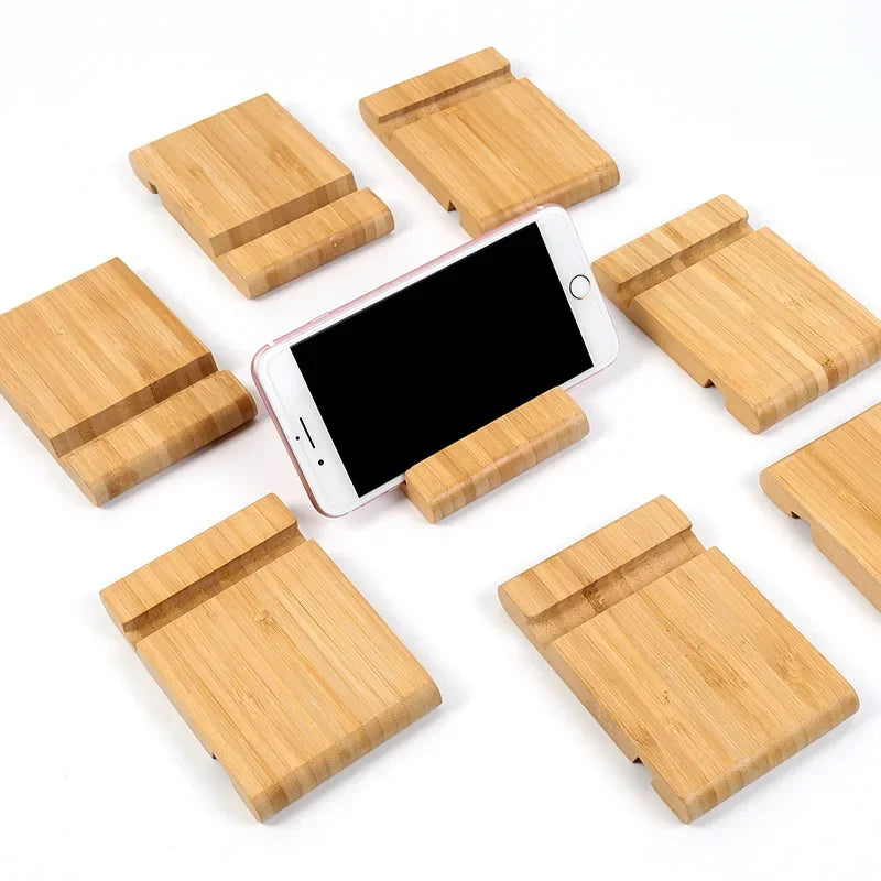 Universal Wooden Phone Holder for Phones and Tablets
